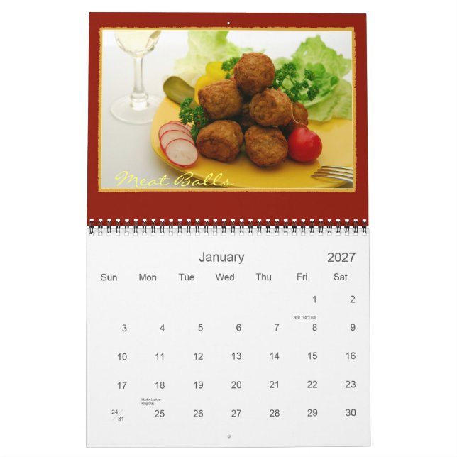 Nahrungsmittel-2011-Kalender Kalender (Jan 2027)