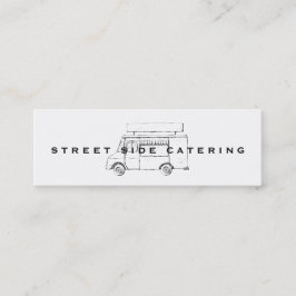 Nahrungsmittel-LKW-MiniVisitenkarten Mini Visitenkarte