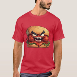 Nahrungsmittel-Monster EVIL-MEATBALL-UNTERSCHIED T-Shirt