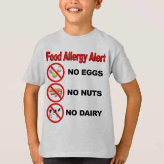 Nahrungsmittelallergie-Alarm T-Shirt