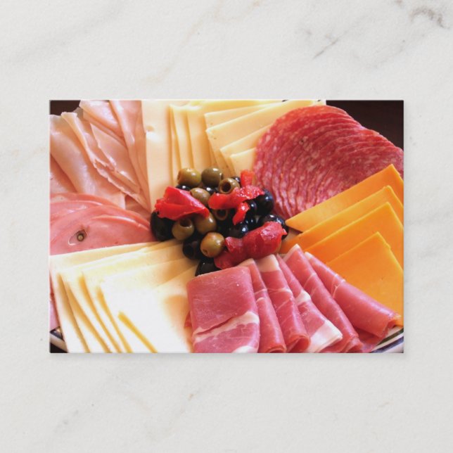 NahrungsmittelDienstleistungsunternehmen-Karte Visitenkarte (Vorderseite)