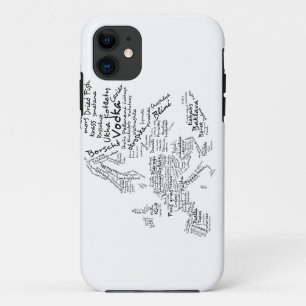 Nahrungsmittelkarte von Europa Case-Mate iPhone Hülle