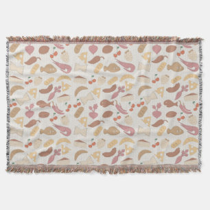 Nahrungsmittelmuster 2 2 decke