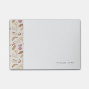 Nahrungsmittelmuster 2 post-it klebezettel