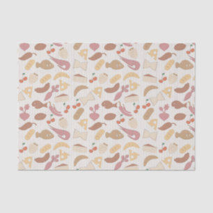 Nahrungsmittelmuster 2 seidenpapier