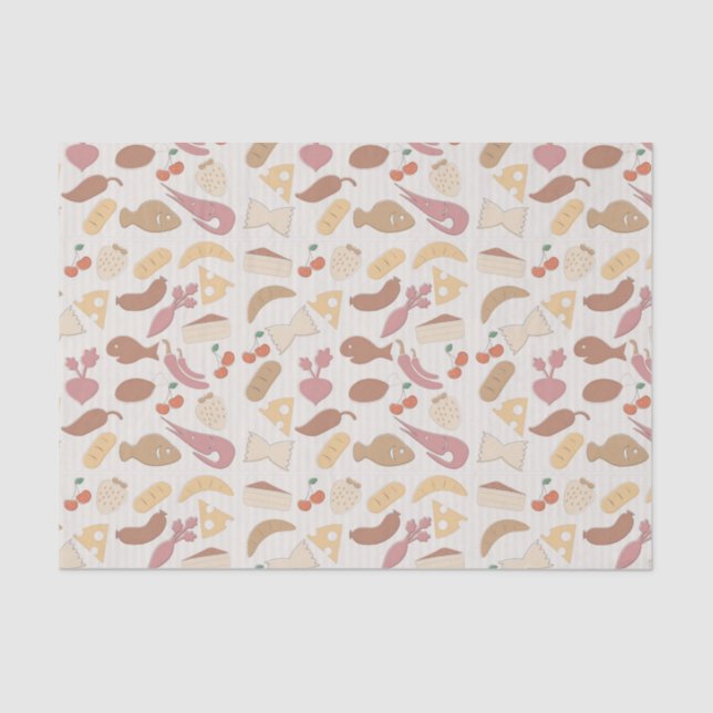 Nahrungsmittelmuster 2 seidenpapier (Vorderseite)