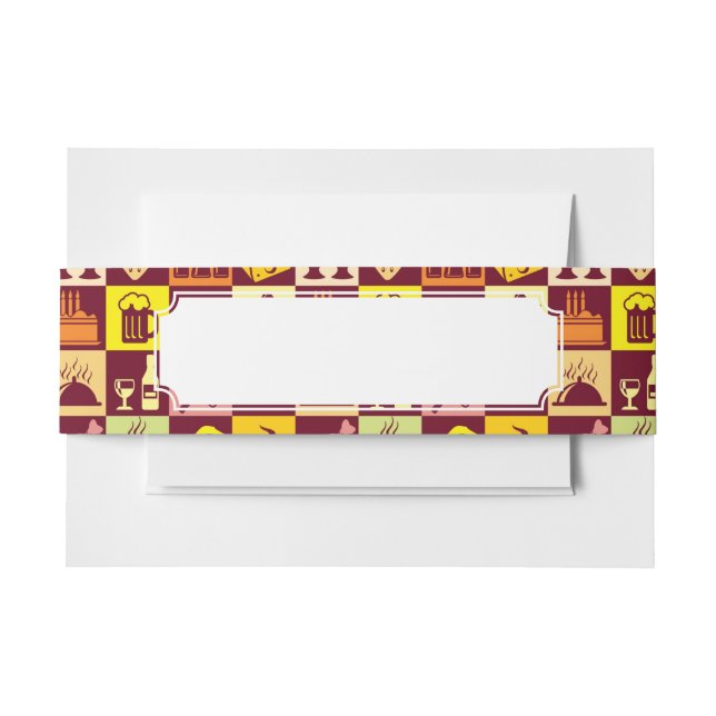 Nahrungsmittelmuster 3 einladungsbanderole (Vorderseite Beispiel)