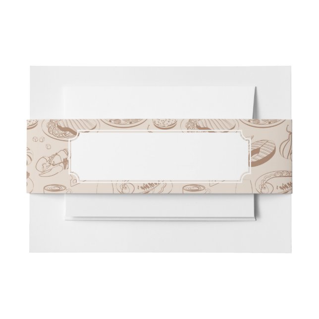 Nahrungsmittelmuster 3 einladungsbanderole (Vorderseite Beispiel)