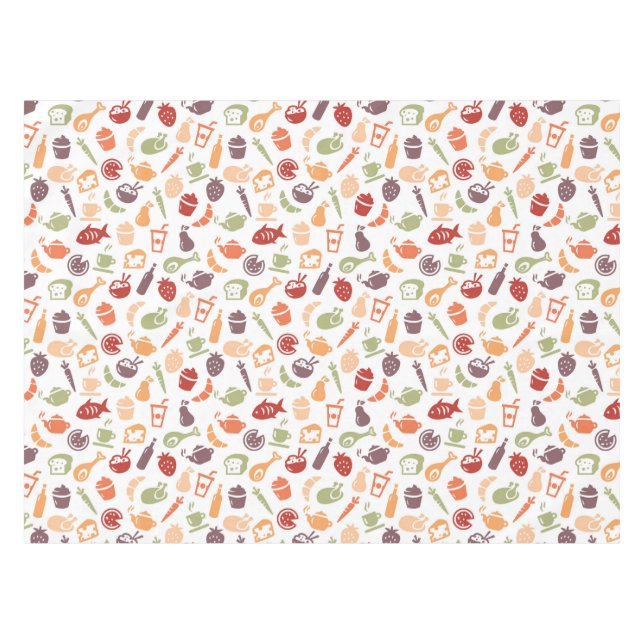 Nahrungsmittelmuster 3 tischdecke (Vorderseite (Horizontal))