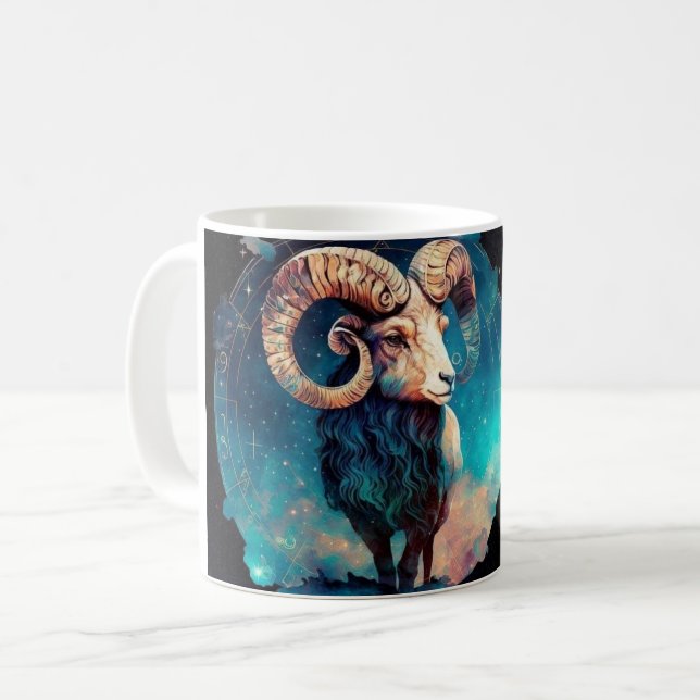 Nährwert unter Berücksichtigung des Aries Kaffeetasse (Vorderseite Links)