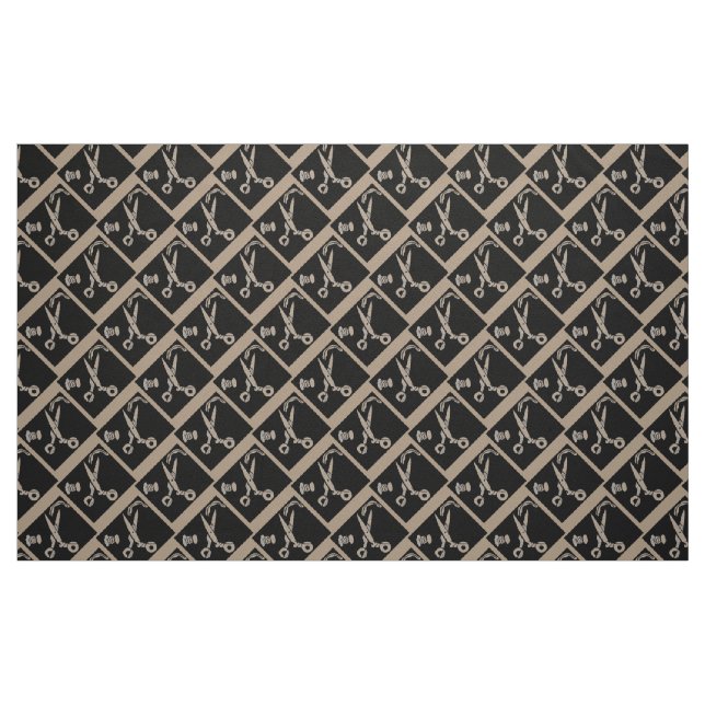 Nähschere (Hintergrundfarbe anpassen) Stoff (Fat Quarter (45,7 x 55,9 cm))