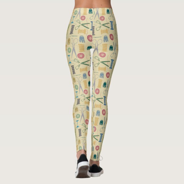 Nähschere Leggings (Rückseite)