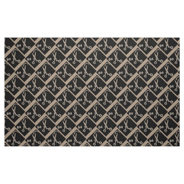 Nähscheren (Anpassen der Hintergrundfarbe) Stoff (Fat Quarter (45,7 x 55,9 cm))