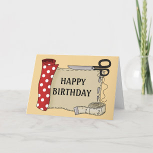 Nähset Alles Gute zum Geburtstag Karte