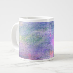 nahtlos blau, rosa und gelb Jumbo-Tasse