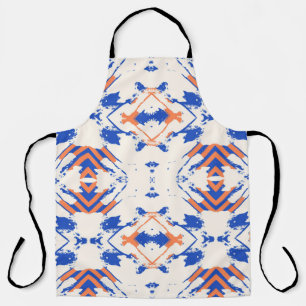  nahtlos farbiges Hipster-Muster mit geometrischer Schürze