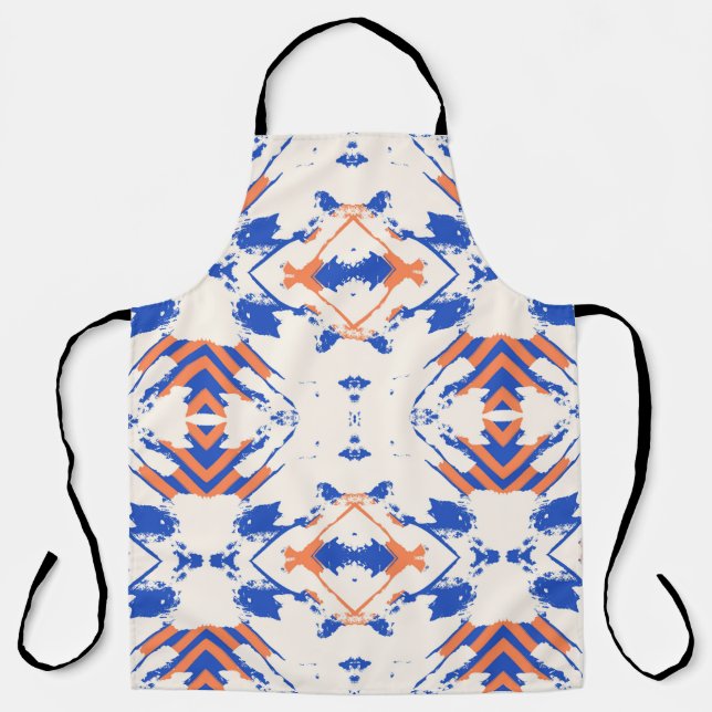  nahtlos farbiges Hipster-Muster mit geometrischer Schürze (Vorderseite)