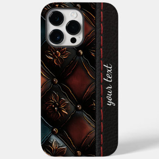 Nahtlos geprägte Vintage-Optik Case-Mate iPhone 14 Pro Max Hülle
