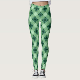 Nahtlos karierte karierte abstrakte Quadrate geome Leggings