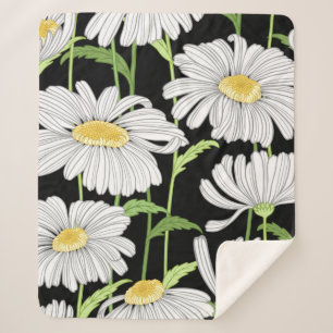 nahtlos mit den Blume im Sommer Sherpadecke