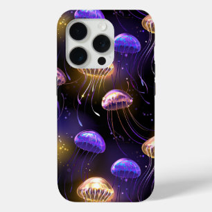 Nahtlos mit glühender Qualle Case-Mate iPhone Hülle
