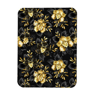 Nahtlos mit Schmuckorchideen Magnet