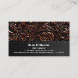 Nahtlos Vintag umhüllt Visitenkarte