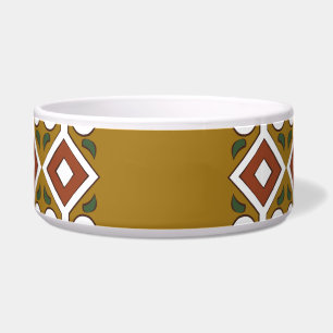 Nahtlos: Vintager Musterhintergrund Napf