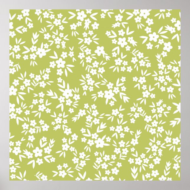 Nahtlos Vintages Muster abstrakt. Poster (Vorne)