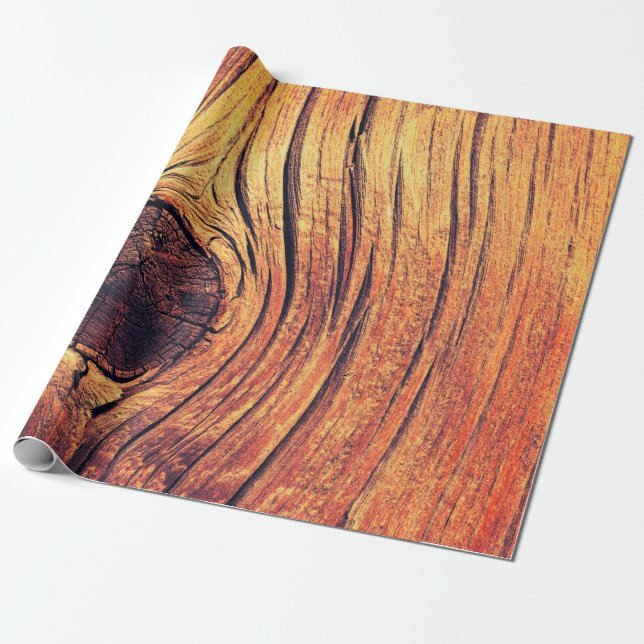 Nahtlos Vintages Muster abstrakten Blütenlemens Geschenkpapier (Ungerollt)