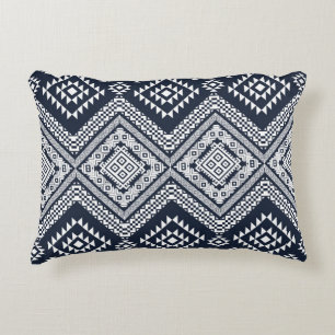 Nahtlos Vintages Tribal Muster Design. Stylish Mo Dekokissen