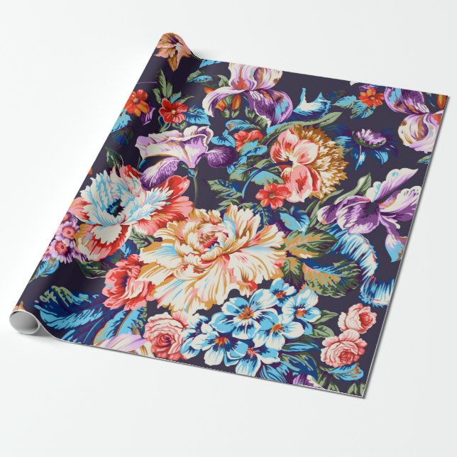 Nahtlose abstrakte Aquarellfarbe di Geschenkpapier (Ungerollt)