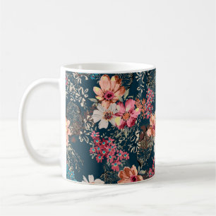 Nahtlose abstrakte Aquarellfarbe farbig tl Kaffeetasse