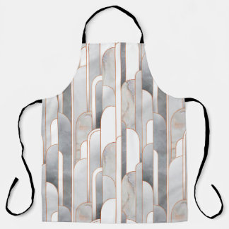 Nahtlose abstrakte Deko-Muster mit Textur und Schürze