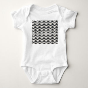 Nahtlose Abstrakte geometrische Moderne Muster Baby Strampler