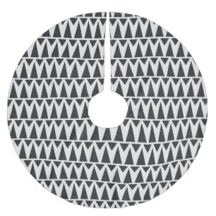 Nahtlose Abstrakte geometrische Moderne Muster Polyester Weihnachtsbaumdecke