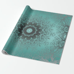 Nahtlose abstrakte Mandala Rundkreis Kaleidoscop Geschenkpapier