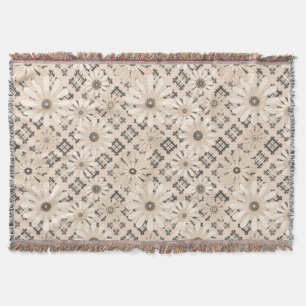 Nahtlose abstrakte, moderne, karierte karierte Blü Decke