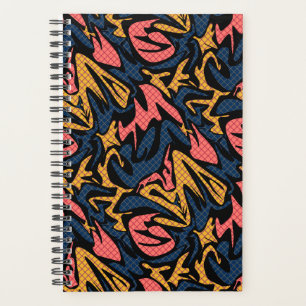 Nahtlose abstrakte moderne Pinselstriche multicolo Planer