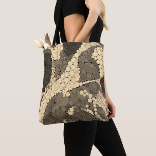 Nahtlose abstrakte Pointillismus Punkte Kreise bra