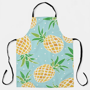 Nahtlose Ananas Muster tropische Printwerbung Schürze