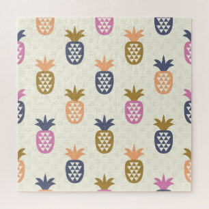 Nahtlose Ananas Vintages Muster Puzzle