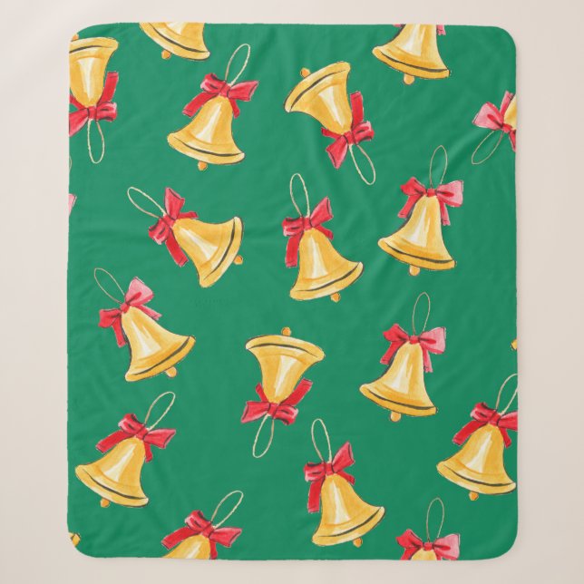 Nahtlose Aquarellmuster  Sherpadecke (Vorderseite)