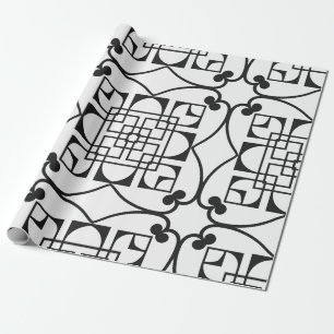 Nahtlose Art Deco Muster. Vintag minimalistisch Geschenkpapier