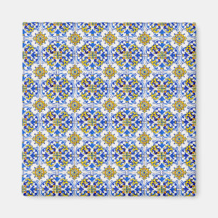 Nahtlose Azulejo-Kunstfliese Magnet