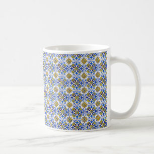 Nahtlose Azulejo-Plattenfliesen Tasse