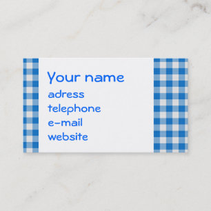 nahtlose Beschaffenheit von Blauem und von Weiß Visitenkarte