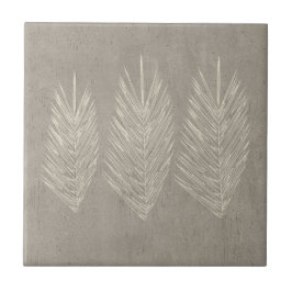 Nahtlose Blätter aus Beton in Palm Fliese