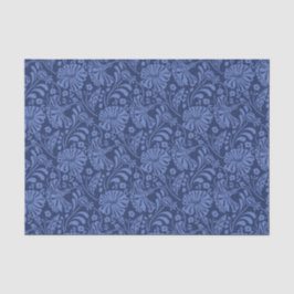 Nahtlose blaue Blume Muster decoupage Tissue Papa Seidenpapier