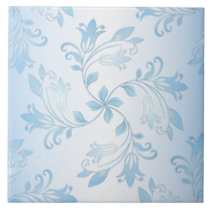 Nahtlose blaue Keramik Tile Fliese